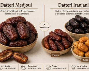 Datteri Medjoul vs Datteri Iraniani