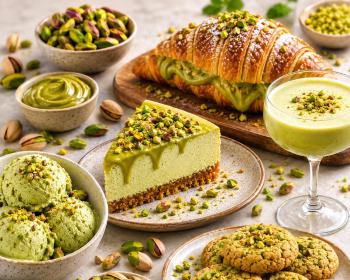 شیرینی پزی با پسته