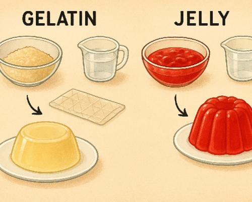 gelatina come si fa, ricetta,differenze con la gelée gelatina come si fa, ricetta,differenze con la gelée