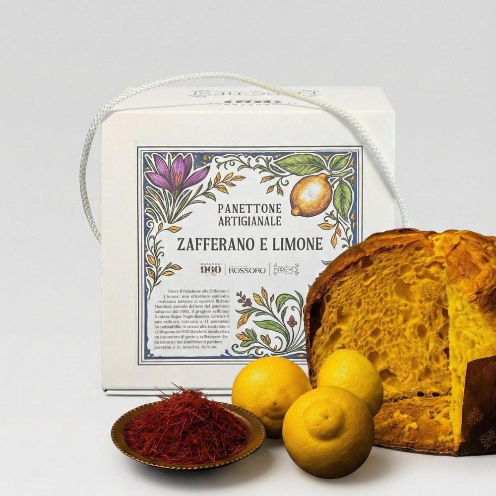Panettone Artigianale Zafferano & Limone Marchesi 1960