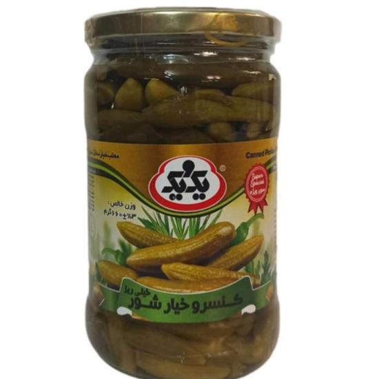 خیارشور ویژه ریز یک و یک 660 گرم خیارشور ویژه ریز یک و یک 660 گرم