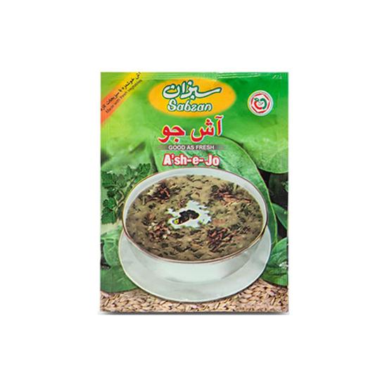 آش جو نیمه آماده سبزان 90 گرم