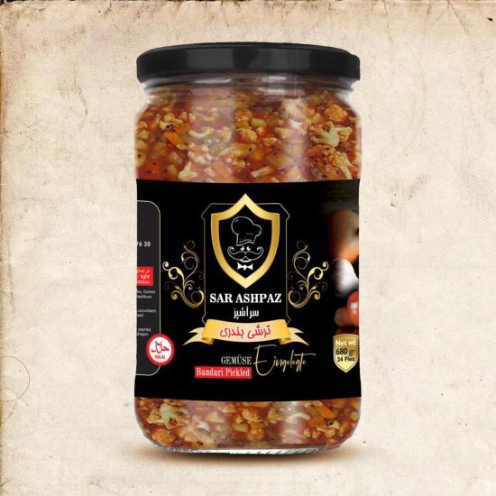ترشی بندری سرآشپز - 680 گرم