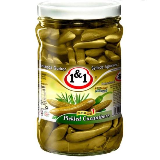 خیارشور درجه 1 - یک و یک - 680 گرم خیارشور درجه 1 - یک و یک - 680 گرم
