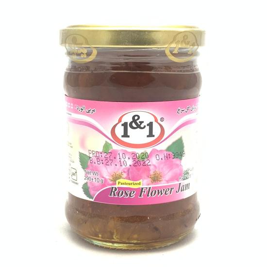 مربای گل سرخ یک و یک 300 گرم مربای گل سرخ یک و یک 300 گرم