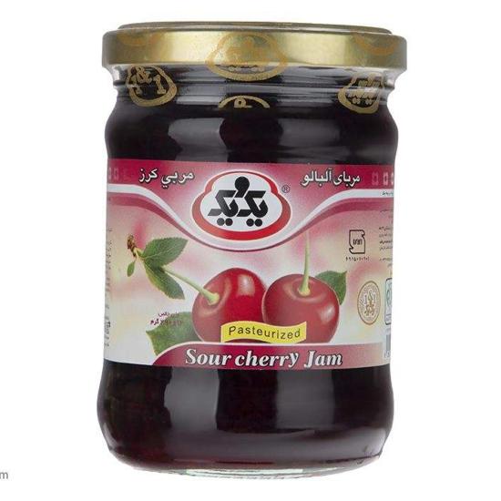 مربای آلبالو یک و یک 300 گرم