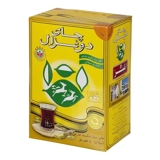 چای سیاه شکسته دوغزال با طعم هل 500 گرمی چای سیاه شکسته دوغزال با طعم هل 500 گرمی