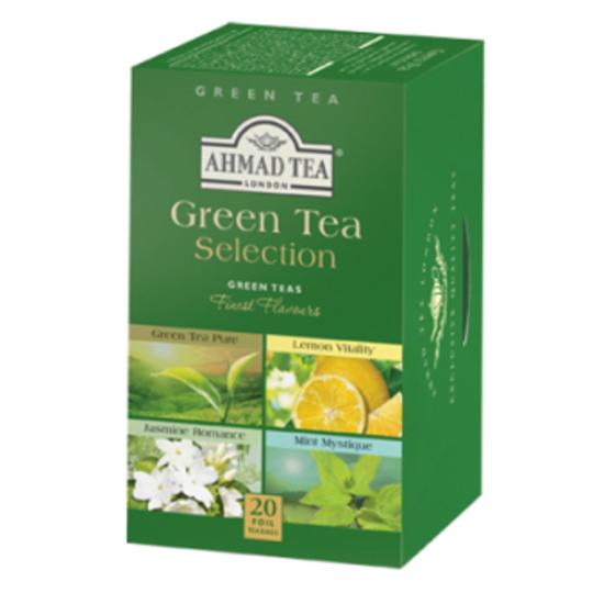 Tè Verde in bustina Green Tea Selection (Limone- Menta- Tè verde - Gelsomino) 20pz