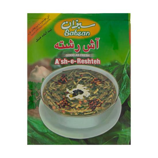 آش رشته سبزان مقدار 90 گرم