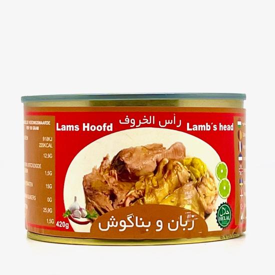 کنسرو زبان و بناگوش ناز