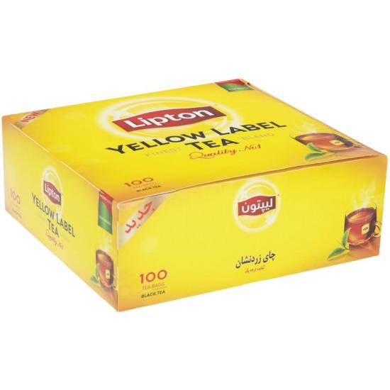 چای کیسه ای لیپتون 100 عددی