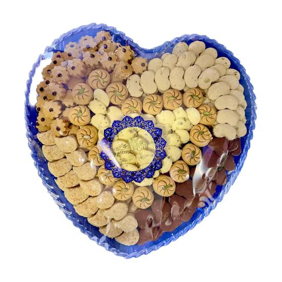 شیرینی خانگی طرح قلب رویال سیتی