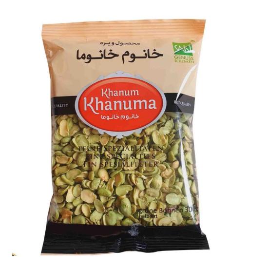 باقالا سبز خانوم خانوما 300 گرم باقالا سبز خانوم خانوما 300 گرم