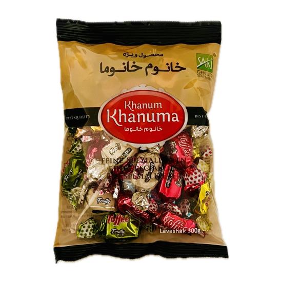 تافی میوه ای خانوم خانوما