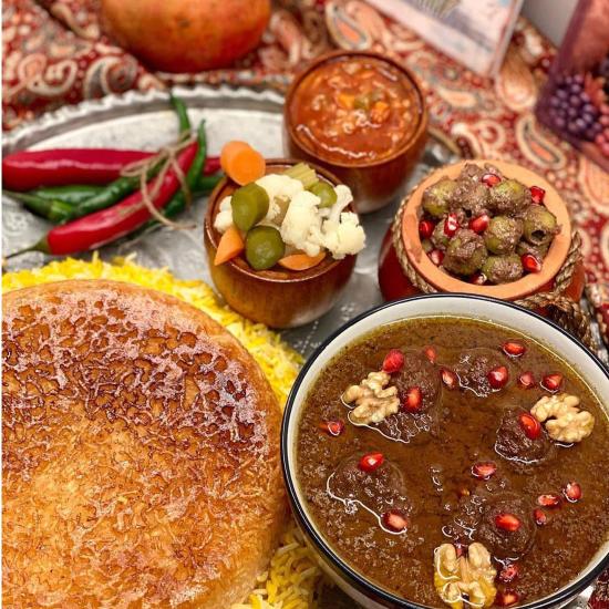 Fesenjan Kamchin senza Carne