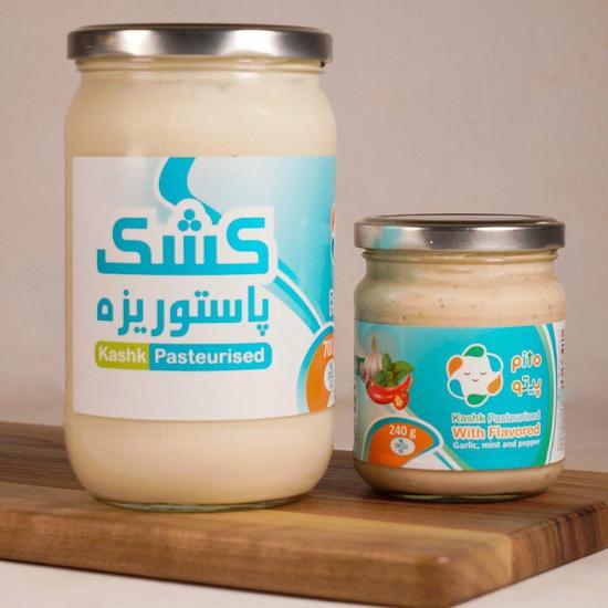 Kashk Pito Aromatizzato all'Aglio, Pepe e Menta Kashk Pito Aromatizzato all'Aglio, Pepe e Menta