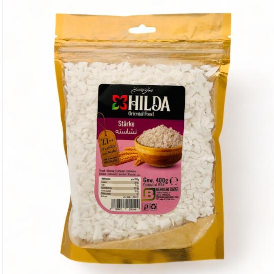 نشاسته گندم هیلدا 400 گرم نشاسته گندم هیلدا 400 گرم