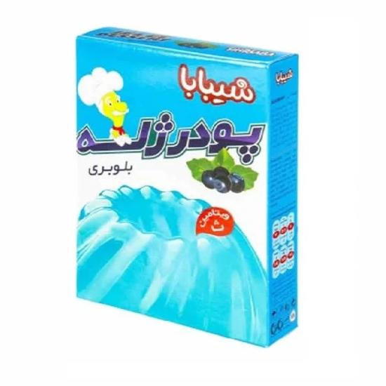پودر ژله بلوبری شیبابا پودر ژله بلوبری شیبابا