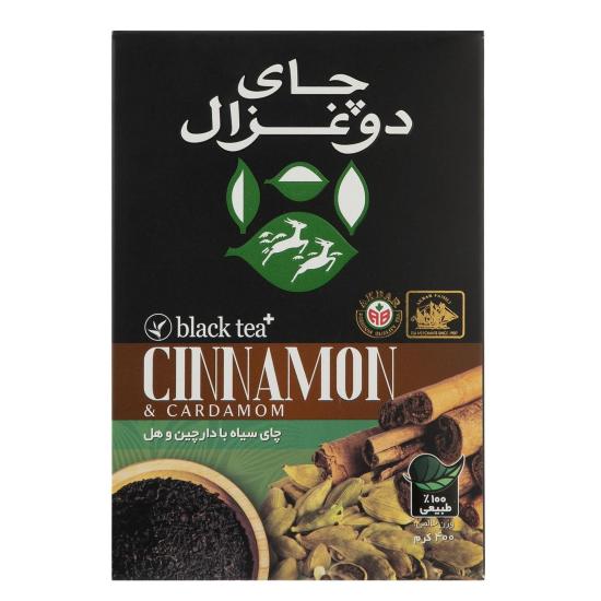 چای پاکتی سیاه دارچین و هل