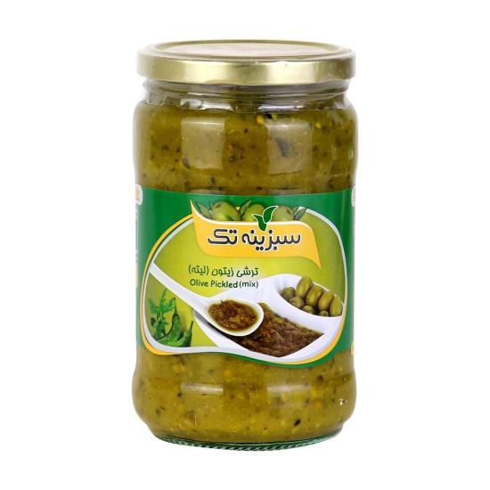 ترشی زیتون سبزینه