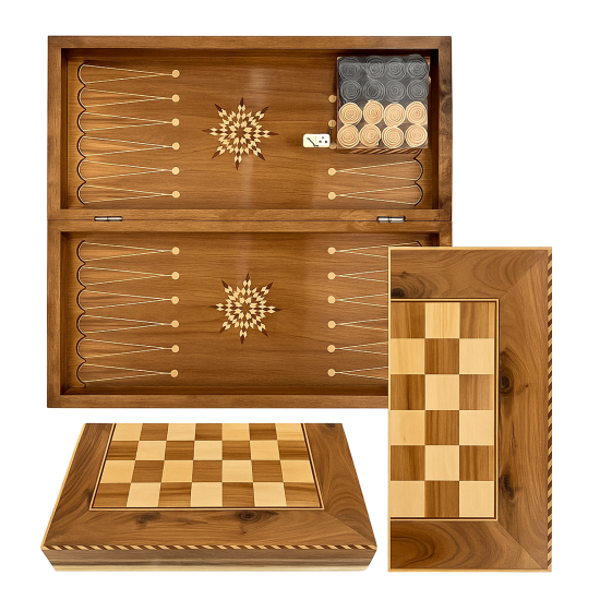 ست بازی تختهنرد و شطرنج دستساز