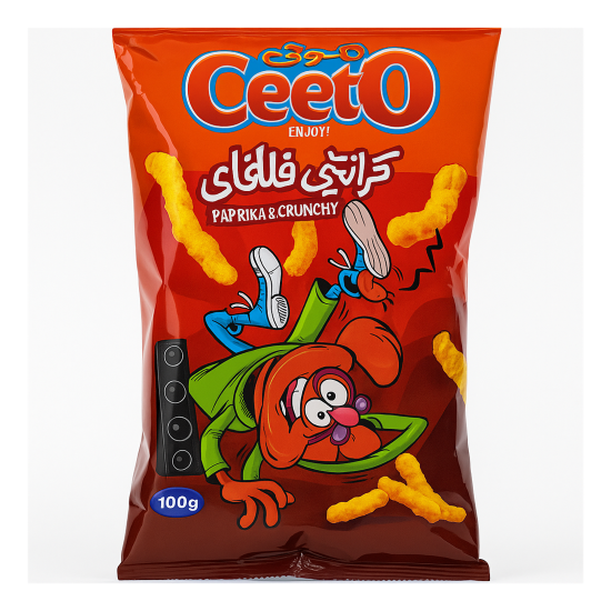 چی‌تو کرانچی فلفلی Ceeto Paprika Crunchy