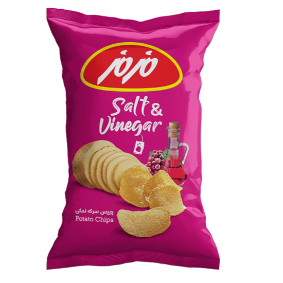 چیپس سرکه نمکی مزمز