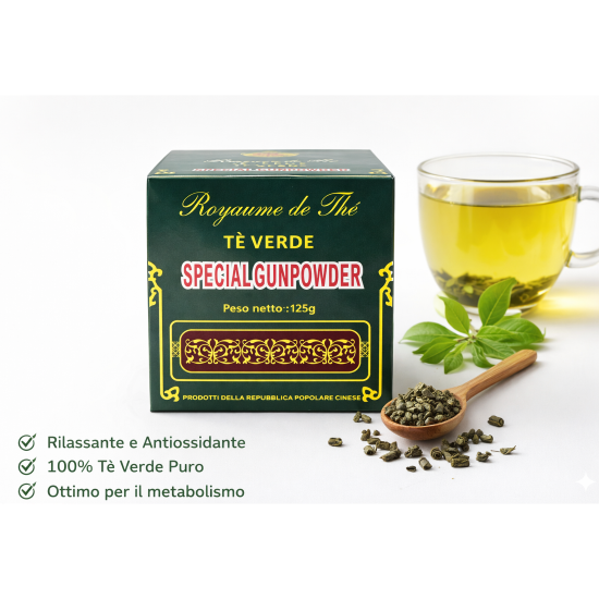 چای سبز باروتی ویژه 125 گرم