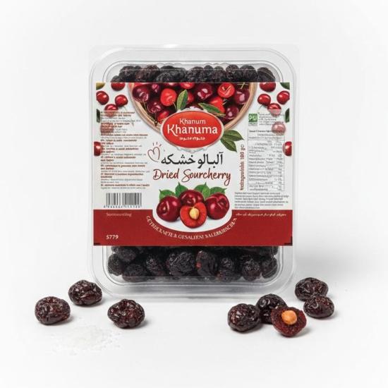 آلبالو خشک ظرفی خانوم خانوما 180 گرم