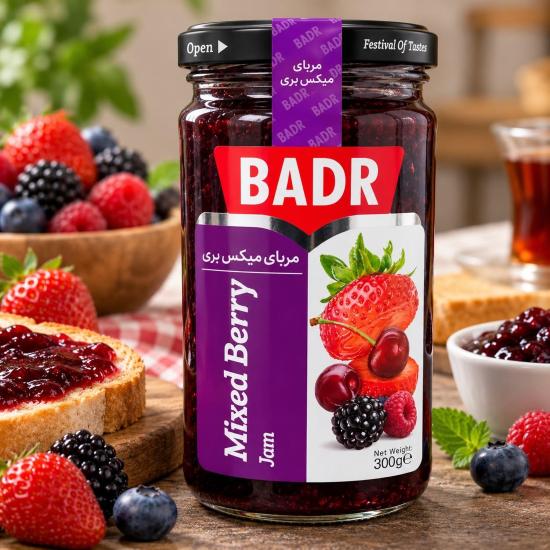 مربای میکس بری بدر 300 گرم