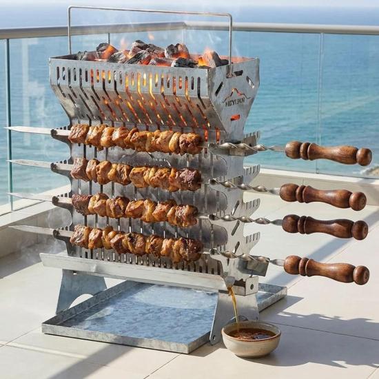 منقل زغالی ایستاده