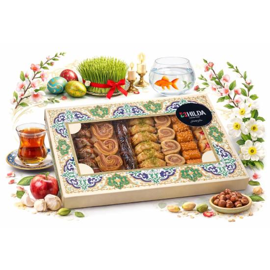 شیرینی خانگی شقایق هیلدا 800 گرم