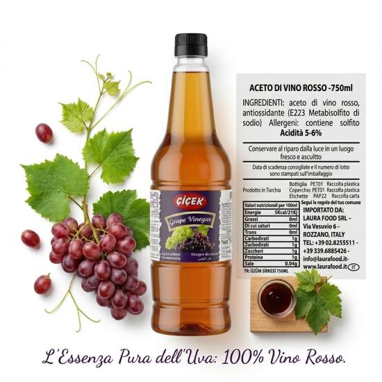 سرکه انگور قرمز CICEK