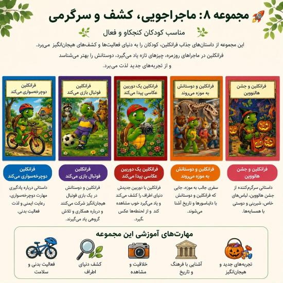 مجموعه هشتم فرانکلین ماجراجویی، کشف و سرگرمی