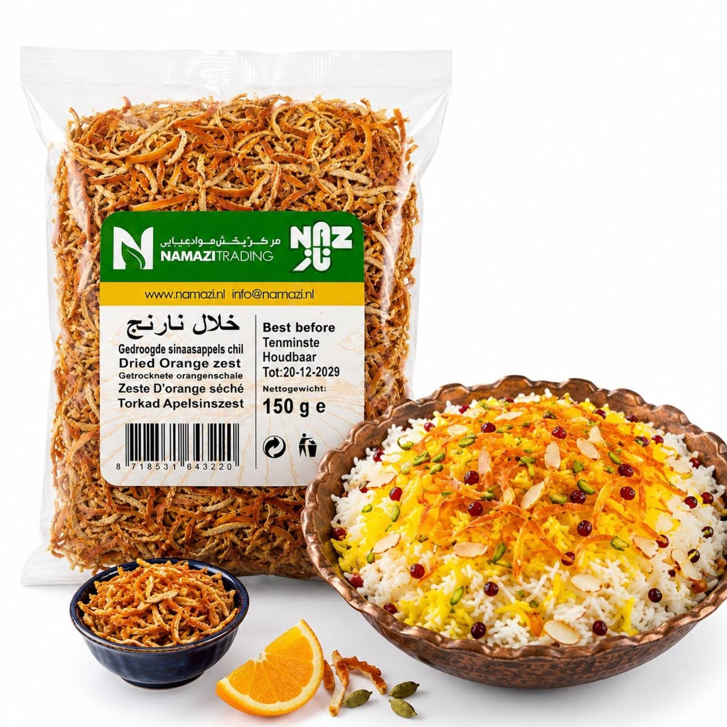 Scorza di arancia amara essiccata Naz 150 g