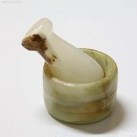 Mortaio e pestello di alabastro Misura Piccola