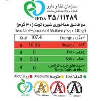 شیره توت 450 گرم شیررضا