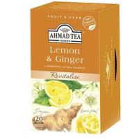 دمنوش کیسه ای احمد 20 عددی Lemon and Ginger