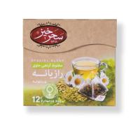 دمنوش مخلوط گیاهی رازیانه و بابونه سحر خیز - بسته 12 عددی