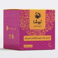 دمنوش خارمریم رازیانه زنجبیل نعنافلفلی شیرین بیان مثلثی نیوشا