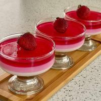 Gelatina in polvere al gusto di fragola