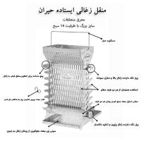 منقل زغالی ایستاده