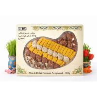 میکس شیرینی خانگی طرح ترمه هیلدا 800 گرم