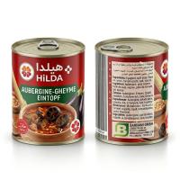 کنسرو خورشت قیمه بادمجان هیلدا بدون گوشت 450 گرم