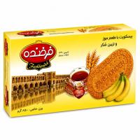 بیسکویت با طعم موز فرخنده 850 گرم